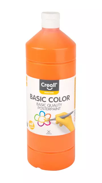 Een Plakkaatverf Creall basic oranje 1000ml koop je bij QuickOffice BV