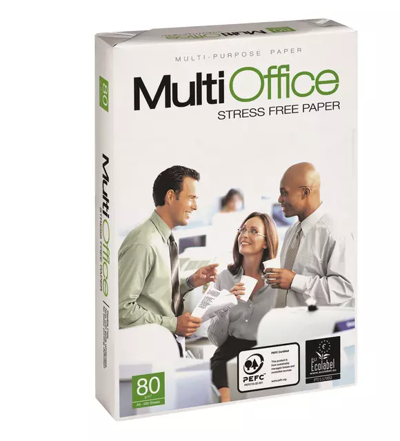 Een Kopieerpapier MultiOffice A4 80gr wit 500vel koop je bij Totaal Kantoor Goeree