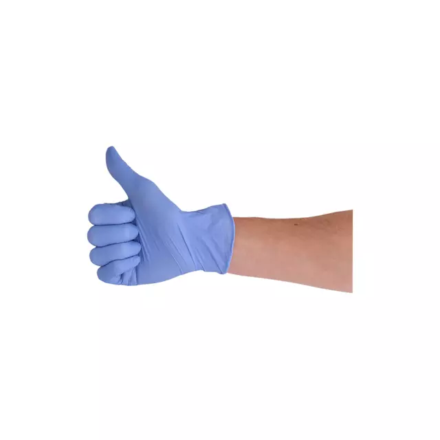 Een Handschoen CMT L soft nitril violet koop je bij KantoorProfi België BV