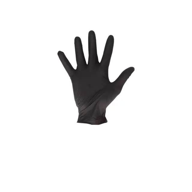 Een Handschoen CMT L soft nitril zwart koop je bij MV Kantoortechniek B.V.