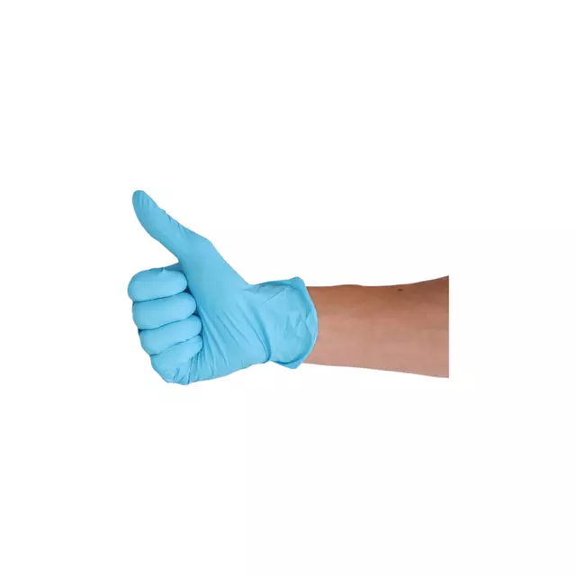 Een Handschoen CMT XL nitril blauw koop je bij EconOffice