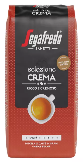 Een Koffie Segafredo Selezione Crema bonen 1000 gram koop je bij MV Kantoortechniek B.V.