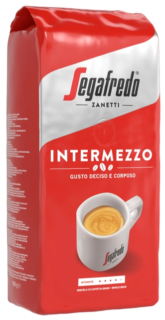 Een Koffie Segafredo Intermezzo bonen 1000gr koop je bij Unimark Office B.V.