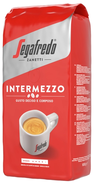 Een Koffie Segafredo Intermezzo bonen 1000gr koop je bij Unimark Office B.V.