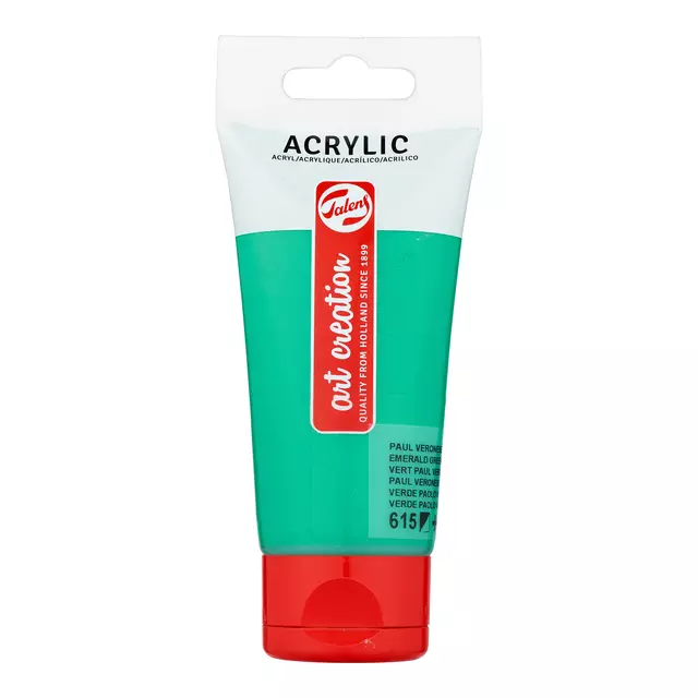 Buy your Acrylic paint Talens Art Creation 615 veronese green tube of 75ml at QuickOffice BV