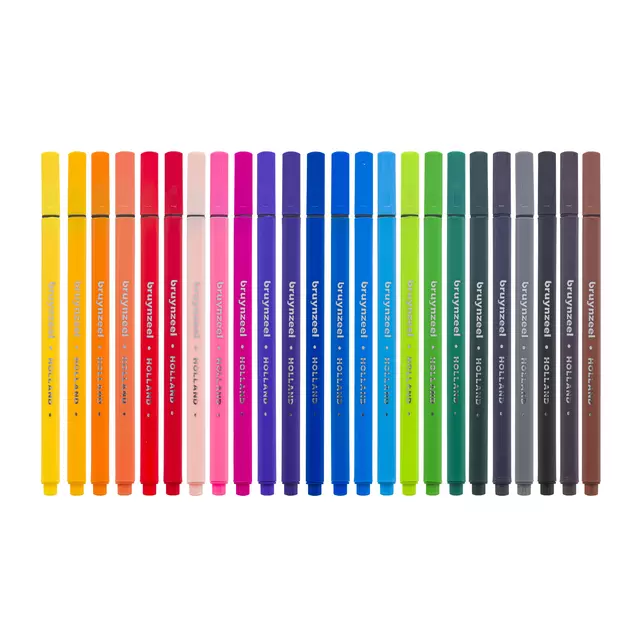 Een Fineliner Bruynzeel set á 24 kleuren assorti koop je bij L&N Partners voor Partners B.V.