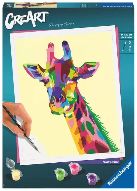 Een Schilderen op nummers CreArt Giraf koop je bij EconOffice
