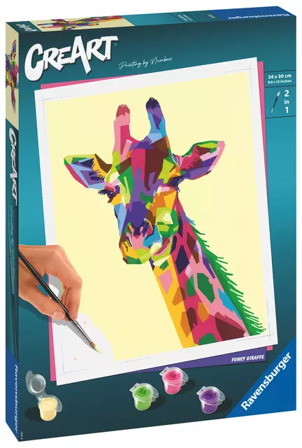 Buy your Painting by numbers CreArt Giraffe at QuickOffice BV