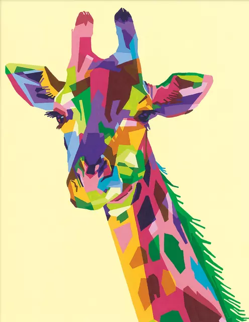 Een Schilderen op nummers CreArt Giraf koop je bij L&N Partners voor Partners B.V.