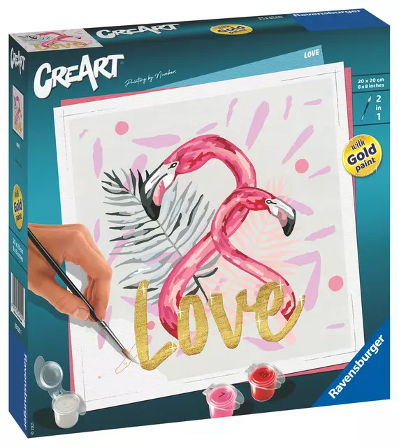 Buy your Paint by numbers CreArt Love at QuickOffice BV