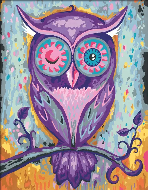 Schilderen op nummers CreArt Dreaming Owl