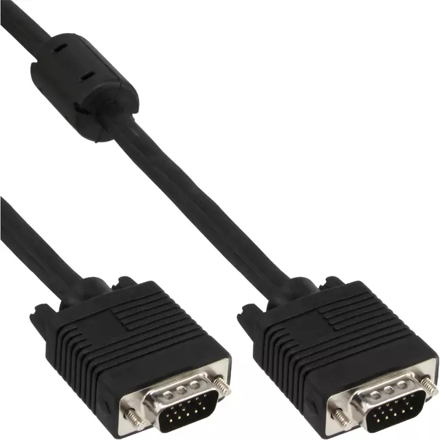 Een Kabel InLine S VGA 15HD M-M 2 meter zwart koop je bij EconOffice