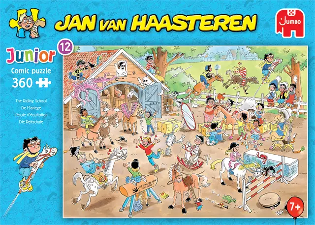 Een Puzzel JvH Junior The Riding School 360 stukjes koop je bij Van Hoye Kantoor BV