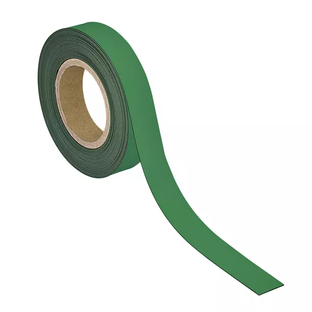 Een Magneetband MAUL beschrijf- wisbaar 10mx30mmx1mm groen koop je bij KantoorProfi België BV