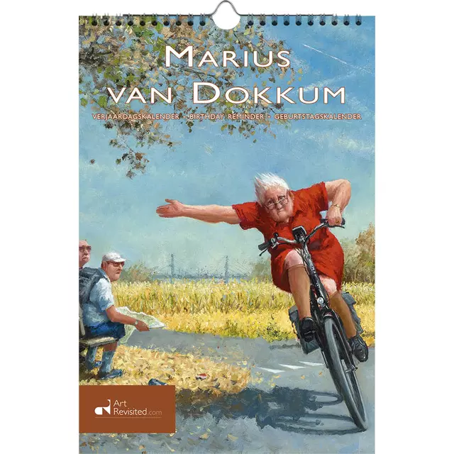 Een Verjaardagskalender Marius van Dokkum A4 Turbo koop je bij Totaal Kantoor Goeree