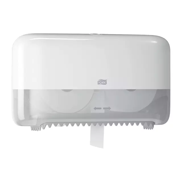 Een Dispenser Tork T7 voor hulsloos toiletpapier wit 558040 koop je bij L&N Partners voor Partners B.V.