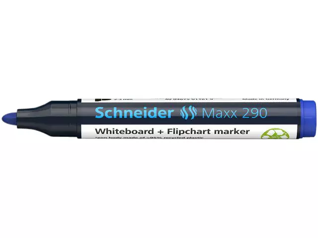 Een Viltstift Schneider Maxx 290 whiteboard rond 2-3mm assorti doos à 3+1 gratis koop je bij Van Leeuwen Boeken- en kantoorartikelen