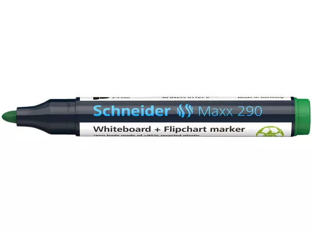 Een Viltstift Schneider Maxx 290 whiteboard rond 2-3mm assorti doos à 5+1 gratis koop je bij Van Leeuwen Boeken- en kantoorartikelen