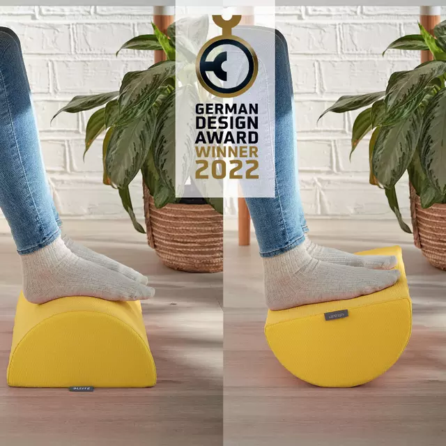 Een Repose-pieds Leitz Ergo Cosy jaune koop je bij QuickOffice BV