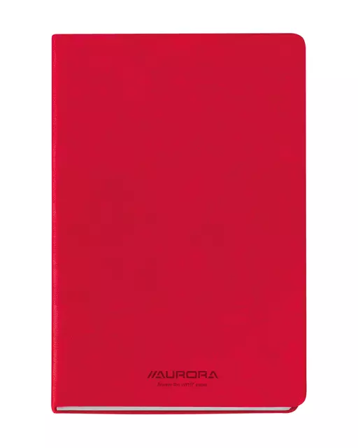 Een Notitieboek Aurora Capri A5 192blz lijn 80gr rood koop je bij Totaal Kantoor Goeree