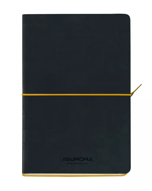 Een Notitieboek Aurora Tesoro A5 192blz lijn 80gr geel koop je bij KantoorProfi België BV