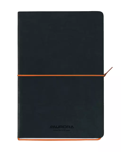 Een Notitieboek Aurora Tesoro A5 192blz lijn 80gr oranje koop je bij KantoorProfi België BV