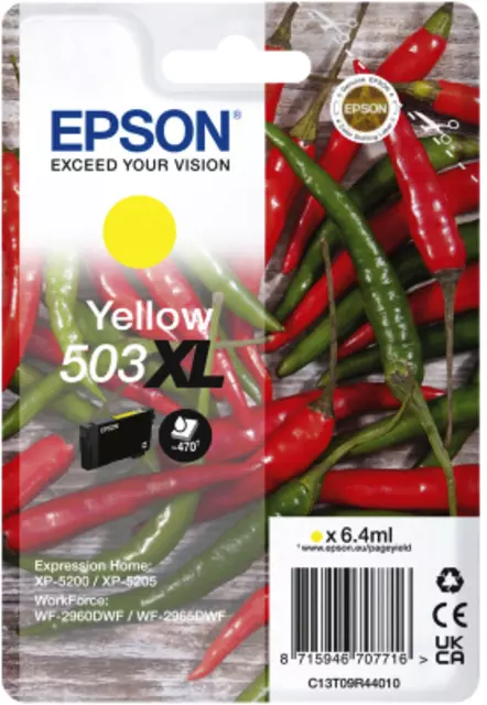 Een Inktcartridge Epson 503XL T09R44 geel koop je bij Goedkope Kantoorbenodigdheden