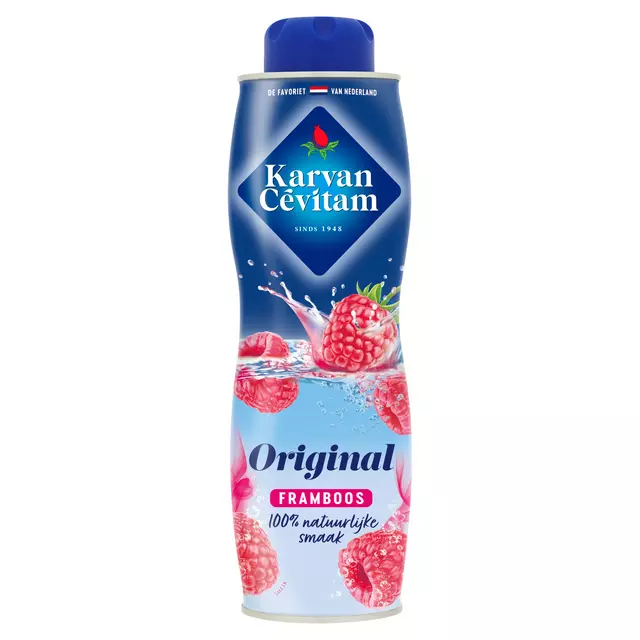 Buy your Syrup Karvan Cevitam raspberry 600ml at QuickOffice BV