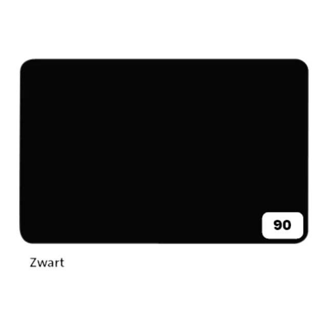 Een Fotokarton Folia 2-zijdig 50x70cm 300gr nr90 zwart koop je bij Van Leeuwen Boeken- en kantoorartikelen
