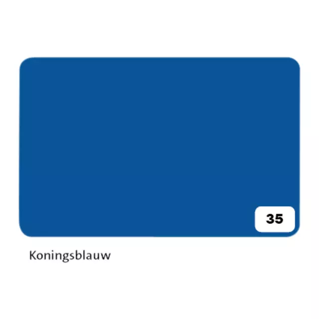 Een Fotokarton Folia 2-zijdig 50x70cm 300gr nr35 koningsblauw koop je bij MV Kantoortechniek B.V.