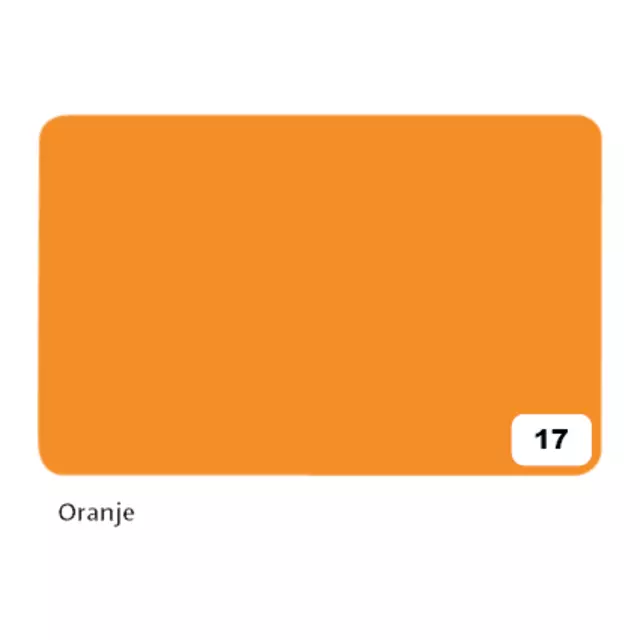 Een Fotokarton Folia 2-zijdig 50x70cm 300gr nr17 oranje koop je bij Totaal Kantoor Goeree