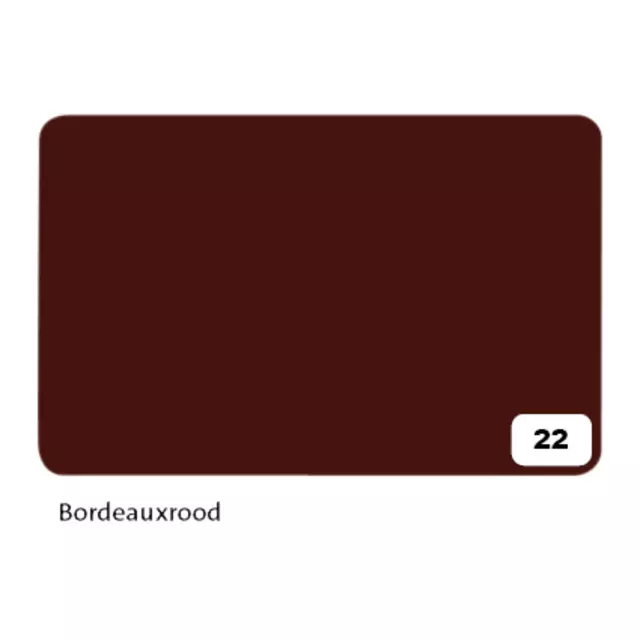 Een Fotokarton Folia 2-zijdig 50x70cm 300gr nr22 bordeaux rood koop je bij Van Hoye Kantoor BV