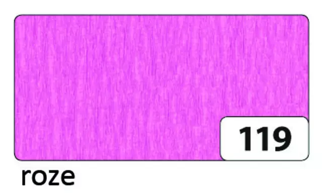 Een Crêpepapier Folia 250x50cm nr119 roze koop je bij EconOffice