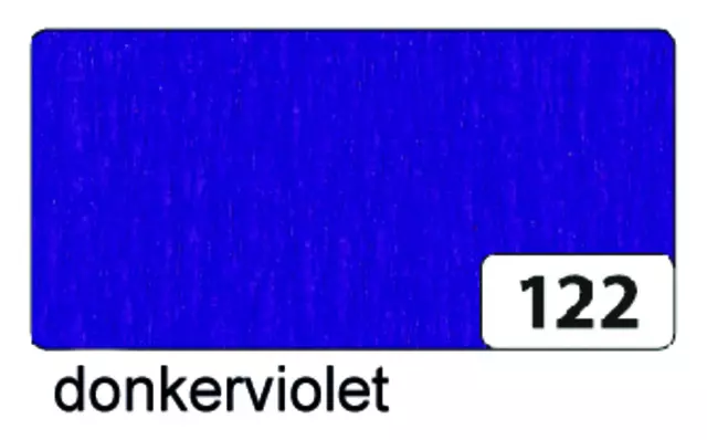 Een Crêpepapier Folia 250x50cm nr122 donker violet koop je bij KantoorProfi België BV