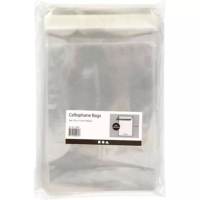 Buy your Cellophane bags Creotime 17.3x12.3cm 25 my at QuickOffice BV