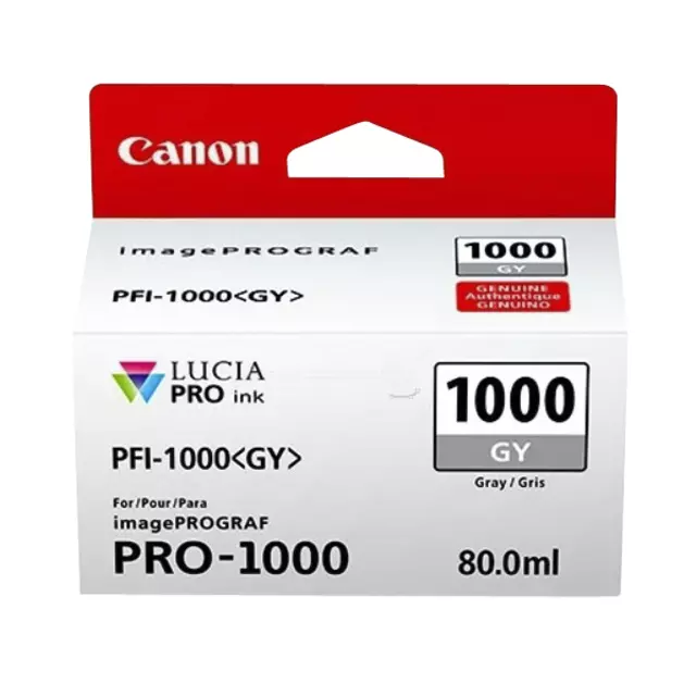 Een Inktcartridge Canon PFI-1000 grijs koop je bij EconOffice