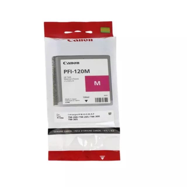 Een Inktcartridge Canon PFI-120 rood koop je bij Omnia 4 Office