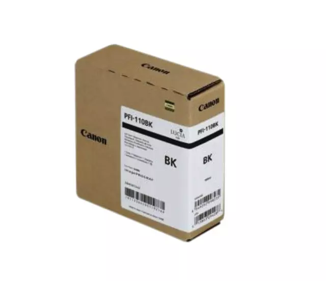 Een Inktcartridge Canon PFI-110 zwart koop je bij EconOffice