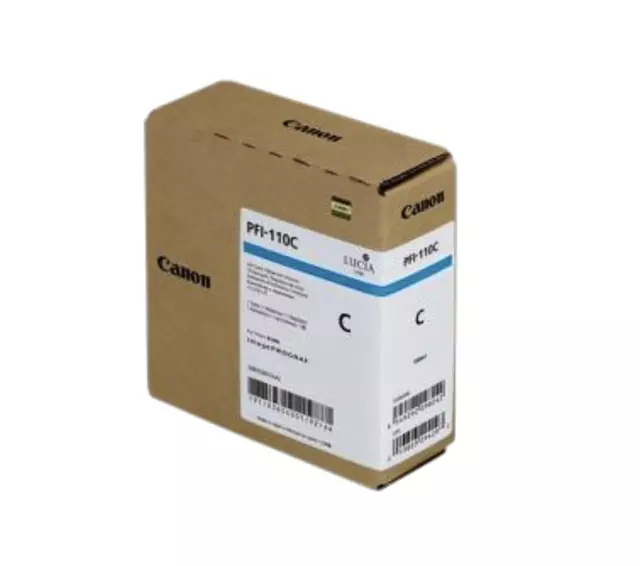 Een Inktcartridge Canon PFI-110 blauw koop je bij QuickOffice BV