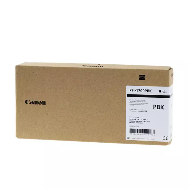 Een Inktcartridge Canon PFI-1700 foto zwart koop je bij QuickOffice BV