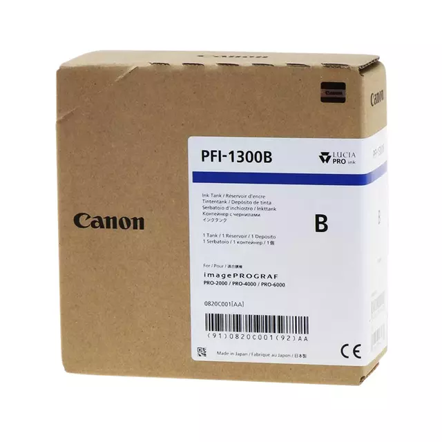 Inktcartridge Canon PFI-1300 blauw