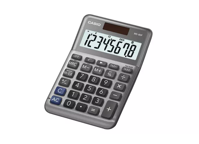 Een Rekenmachine Casio MS-80F koop je bij EconOffice
