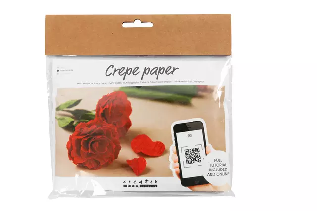 Crêpepapier Creativ Company DIY rozen