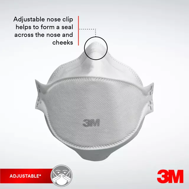 Een Stofmasker 3M Aura FFP2 KN95 zonder ventiel 3 stuks wegwerp koop je bij Goedkope Kantoorbenodigdheden