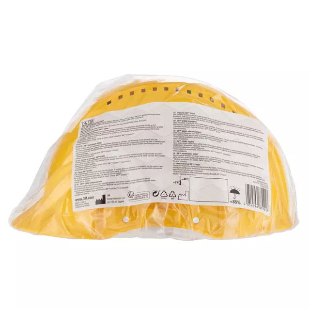 Een Veiligheidshelm 3M 53-62cm met pinverstelling geel koop je bij EconOffice