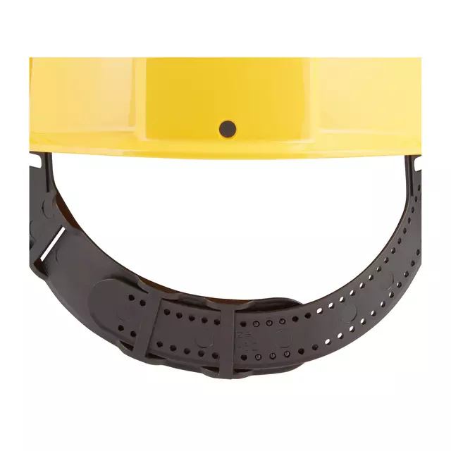 Een Veiligheidshelm 3M 53-62cm Uvicator en pinverstelling geel koop je bij Goedkope Kantoorbenodigdheden