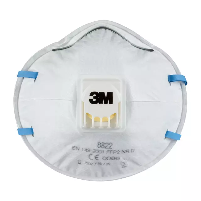 Een Stofmasker 3M voor schuren 8822 FFP2 met ventiel 5 stuks koop je bij EconOffice
