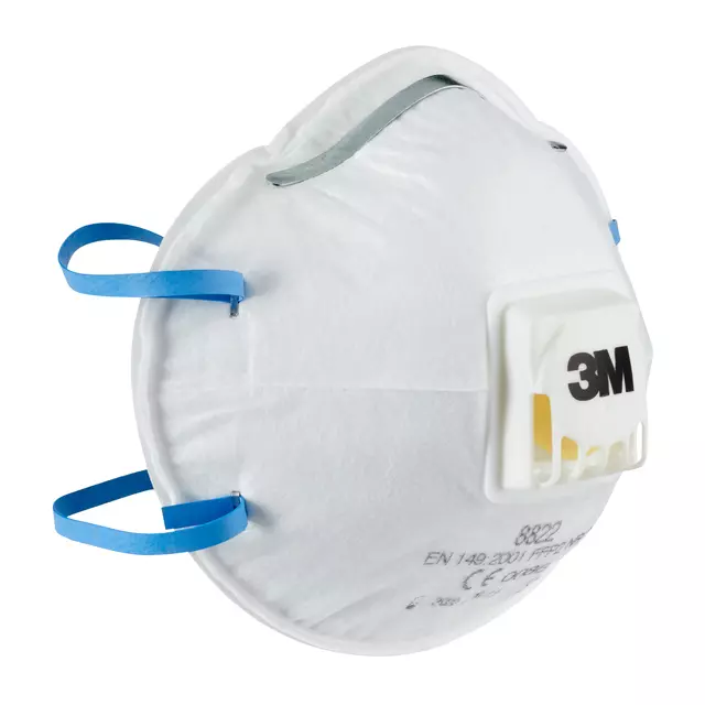 Een Stofmasker 3M voor schuren 8822 FFP2 met ventiel 5 stuks koop je bij L&N Partners voor Partners B.V.