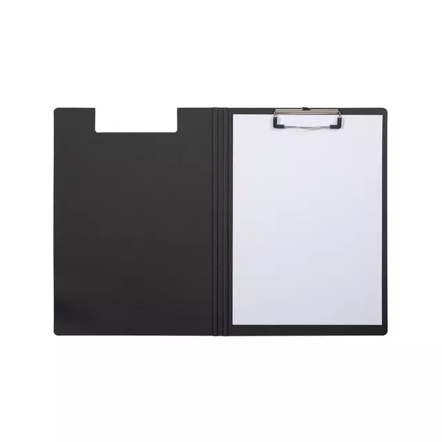 Een Klembordmap MAULbalance A4 versterkt karton rug 8mm zwart koop je bij Goedkope Kantoorbenodigdheden