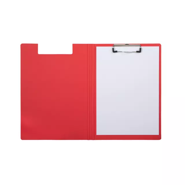 Klembordmap MAULbalance A4 versterkt karton rug 8mm rood